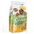 Balení Versele-Laga Crispy Muesli Hamsters & Co, obrázky křečků a myší, nápisy 'yum!', 'excellent', 'sunny!' a 'EXTRA CEREALS', průhledné okénko se směsí müsli.