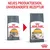 Neues Produktdesign, unveränderte Rezeptur. Royal Canin Care Hair & Skin Katzenfutter: altes und neues Verpackungsdesign im Vergleich.