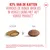 Vergelijking van kattenvoer: 83% van de katten geeft de voorkeur aan ronde brokjes ten opzichte van het vorige product. Links kussenvormig brokje, rechts rond brokje. Vergelijking van kattenvoer: 83% van de katten geeft de voorkeur aan ronde brokjes ten opzichte van het vorige product. Links kussenvormig brokje, rechts rond brokje.