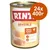 Консерва Rinti Sensible, 100% Huhn + Reis, 24×400 г. Видими текстове на немски: Nur 1 tierisches Protein, Glutenfrei – optimal verträglich. Консерва Rinti Sensible, 100% Huhn + Reis, 24×400 г. Видими текстове на немски: Nur 1 tierisches Protein, Glutenfrei – optimal verträglich.