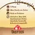 8in1 TASTIES. Texte en allemand : Fettarm, Ohne Zusatz von Zucker, Reich an Proteinen, Glutenfrei, Ohne GVO, Geschmacksverstärker, künstliche Farbstoffe & Konservierungsstoffe.
