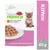 Natural Trainer Kitten, sachet 85 g, con tacchino with turkey, sans colorants, conservants ni arômes, avec ingrédients d’origine naturelle, photo de bouchées en sauce et chaton.
