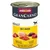 Animonda GranCarno Adult with chicken, 100% fresh ingredients, grain-free, gluten-free. Image of meat pieces on a yellow background.