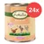 Lukullus Junior Huhn & Kalb mit Haferflocken, Möhre und Leinöl. Extra Calcium & Phosphorus. Packungseinheit: 24x 800g.