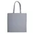 Γκρι υφασμάτινη τσάντα με δύο χερούλια, ορθογώνιο σχήμα.