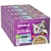 Multipack Whiskas Tasty Mix 96 x 85 g pour chat - Poisson du jour en sauce