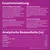 Texte en allemand : composition avec bœuf, volaille, légumes, saumon, carottes, poulet, dinde, cabillaud. Analyse nutritionnelle : protéines 7,3 %, matières grasses 4,2 %, humidité 84,5 %.