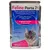 Feline Porta 21 kiegészítő macskaeledel, csirkehús egész darabokban, 100 g, tasakos kiszerelés, macskafej képpel a csomagoláson. Látható angol és német feliratok.