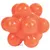 Orange boll med utstående runda knoppar, tillverkad av plast. Ingen synlig text eller varumärke på produkten.