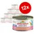 12x Almo Nature HFC Cuisine konzervirana hrana za kućne ljubimce, vidljivo: VITELLO CON PROSCIUTTO, KALF MIT SCHINKEN, VEAU AVEC JAMBON, VEAL WITH HAM.