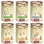 6 boîtes Terra Canis pour chien : Rind avec carotte, pomme et riz complet ; Pferd avec amarante, pêche et betterave ; Huhn avec tomate, amarante et basilic ; Pute avec brocoli, poire et pomme de terre.