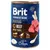 Brit Premium by Nature Beef with Tripe, meaty paté mit Kutteln, angereichert mit Kollagen, GMO-frei, Soja-frei, für alle Lebensphasen, ausgezeichnete Verdaulichkeit.
