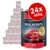 Rocco Real Hearts Beef, 24 x 400g tins. Label shows beef and whole chicken hearts. Visible text: 'WITH WHOLE CHICKEN HEARTS', 'Beef', 'REAL HEARTS', '24x 400g'.