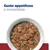 Testo: Gusto appetitoso e irresistibile. Ciotola bianca con bocconcini di carne in salsa, visibili pezzetti di carota e riso. Testo: Gusto appetitoso e irresistibile. Ciotola bianca con bocconcini di carne in salsa, visibili pezzetti di carota e riso.
