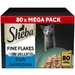 Sheba Pouches Fine Flakes in Jelly - Fish Selection in Jelly (80 x 85g)