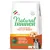 Natural Trainer Daily Nutrition Medium Adult hondenvoer, con Pollo Fresco, benessere intestinale, supporta la sua vitalità, met afbeelding van hond en kipstukjes op de verpakking.