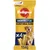 Dentastix daily oral care, 4 sticks for pets over 25kg, 154g pack. Image shows product sticks and a pet.
