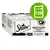 Sheba Select Slices, Mini Filets in saus, 120 x 85g. Verpakking met vermelding van hoogwaardige ingrediënten.