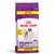 Royal Canin Size XL giant adult hondenvoer, 15 kg + 3 kg free gratis. Afbeelding van een grote hond op de verpakking. Paarse en gele accenten, zichtbaar merk en productnaam.