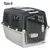 Plastic and metal pet carrier, size 6, with wire door and side ventilation panels. Text 'Size 6' visible top left. © 2013 in lower right corner.