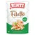 Sachet Rinti Filetto Feines Huhnfilet, mit Gemüse in Jelly, Leichter Genuss, 100 g. Image montre morceaux de filet de poulet avec légumes visibles sur l'emballage.
