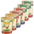 Selection of Lukullus 300g pouches in various flavours, each labelled with ingredients and weight. Multiple packs shown together for variety.