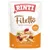 RINTI Filetto Feines Huhnfilet mit Herz in Jelly, Leichter Genuss, sachet de 100 g. Texte en allemand et anglais visible sur l'emballage.
