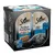 Sheba Perfect Portions Rich Gravy split tray with tuna, pack of 6. Certified sustainable seafood MSC. Snap, peel, and serve instructions shown on side.