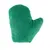 Grüner Filzhandschuh in Form eines Spielzeugs, geeignet für Haustiere.
