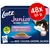 Latz Junior Mixed selection in jelly kissaruoan pakkaus, 48x85 g. Purina. Sisältää naudanlihaa, kanaa, sardiinia ja lohta. Ei väriaineita. Englanninkielinen teksti.