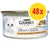 Purina Gourmet Diamant Sfilaccetti Mini Filettakia con tacchino naturale, confezione da 48. Immagine di un gatto bianco e carne su piatto visibili sull'etichetta.