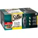 Mixpakke Sheba Fresh Fine fresh portionsposer 50 x 50 g - med kylling, fjerkræ, kalkun i sauce