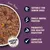 Senior recipe with proper meat, suitable for dogs aged 8 years and over. Single animal protein, prebiotics for healthy digestion, and complete nutrition highlighted.