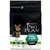 Purina Pro Plan Small & Mini Puppy 1–10 kg -koiranruokapakkaus, Optistart. Pieni koira pakkauksessa. Tekstit: Small Dental Care, Long Support, Efficient System.