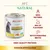 Chicken with salmon product shown as 100% natural, mix of flavours, with hydrating broth and high-quality proteins. Label highlights chicken with salmon flavour.