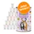 DeliCATessen cat food, lamb & turkey variety. Grain-free, pomegranate, salmon oil, made in Germany. Stack with more cans visible. DeliCATessen cat food, lamb & turkey variety. Grain-free, pomegranate, salmon oil, made in Germany. Stack with more cans visible.