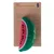 TIAMI Watermelon Catnip Toy, juguete para gatos con forma de sandía y catnip. Instrucciones en varios idiomas en el reverso.