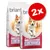 Lot de 2 sacs Briantos Adult Salmon & Rice, 14 kg chacun. Texte visible : Designed for your dog's needs, Sunny Coat, High Tolerance, Made in Germany. Lot de 2 sacs Briantos Adult Salmon & Rice, 14 kg chacun. Texte visible : Designed for your dog's needs, Sunny Coat, High Tolerance, Made in Germany.