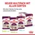 Royal Canin Sensory multipack kattenvoer, 12 zakjes: 4x Smell, 4x Taste, 4x Feel. Tekst in het Duits: 'Neuer Multipack mit allen Sorten. Mit allen 3 Sorten für das volle sensorische Erlebnis.'
