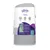 Litter Genie Easy Roll mit Anleitung in drei Schritten: 1. Beutel ziehen, 2. drehen, 3. verriegeln. Erspart tägliche Müllgänge. QR-Code für weitere Informationen.
