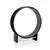 Black exercise wheel with grey running surface and stable base, suitable for pets.