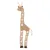 Toy in the shape of a giraffe made of fabric with brown and white details, suitable for pets. Toy in the shape of a giraffe made of fabric with brown and white details, suitable for pets.