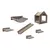 Kerbl Pet Kletterwand Monte Baldo für Katzen - Set aus 6 Teilen