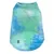 Maglietta verde e blu con motivo batik, piccolo logo Trixie visibile in basso a sinistra.