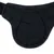 Schwarzes gepolstertes Produkt mit ergonomischer Form und Nähten, geeignet für Komfort oder Schutz.