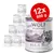Zestaw 12 puszek po 800 g Little Wolf of Wilderness Wild Hills, widoczne napisy: 100% grain-free, Junior, kaczka i cielęcina z owocami lasu, korzeniami i ziołami leśnymi.
