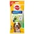 Pedigree DentaStix Fresh, 7 palčk za pse 10–25 kg. Vidno: 3-fach Wirkung Triple Action, tägliche Frische, slika psa in priboljška. Besedilo v nemščini in francoščini.