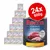 Rocco Classic Beef with chicken, 24 x 800g tins. Label shows 100% fresh ingredients & grain-free. Large red circle with white text: 24x 800g.