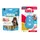 KONG størrelse M, blå + KONG Enhanced Ziggies Puppy M/L (227 g)