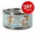 Rosie's Farm Tender Fillet Salmon with Tuna, 24x70g, Adult, getreidefreie Rezeptur, Katzenmotiv auf der Dose.